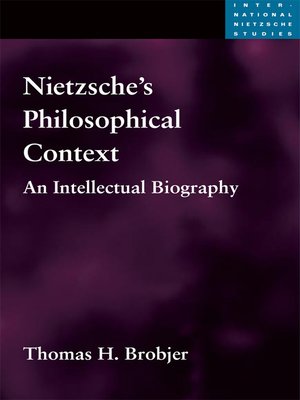 cover image of Nietzsche's Philosophical Context